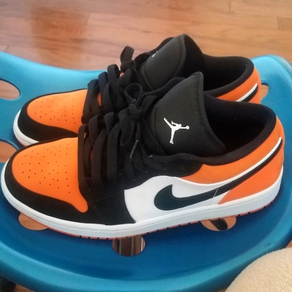 Air Jordans 1 low, size 8 mens